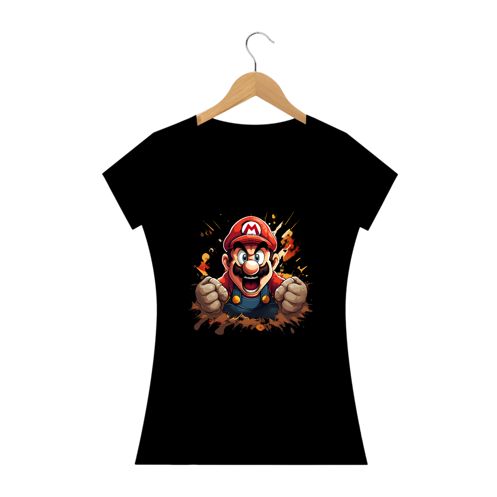 Camiseta Baby Long Mario