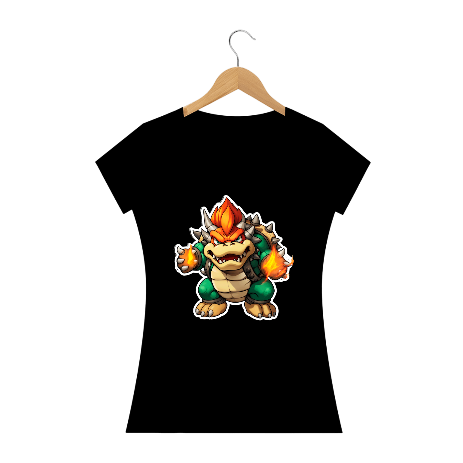 Camiseta Baby Long Bowser Koopa