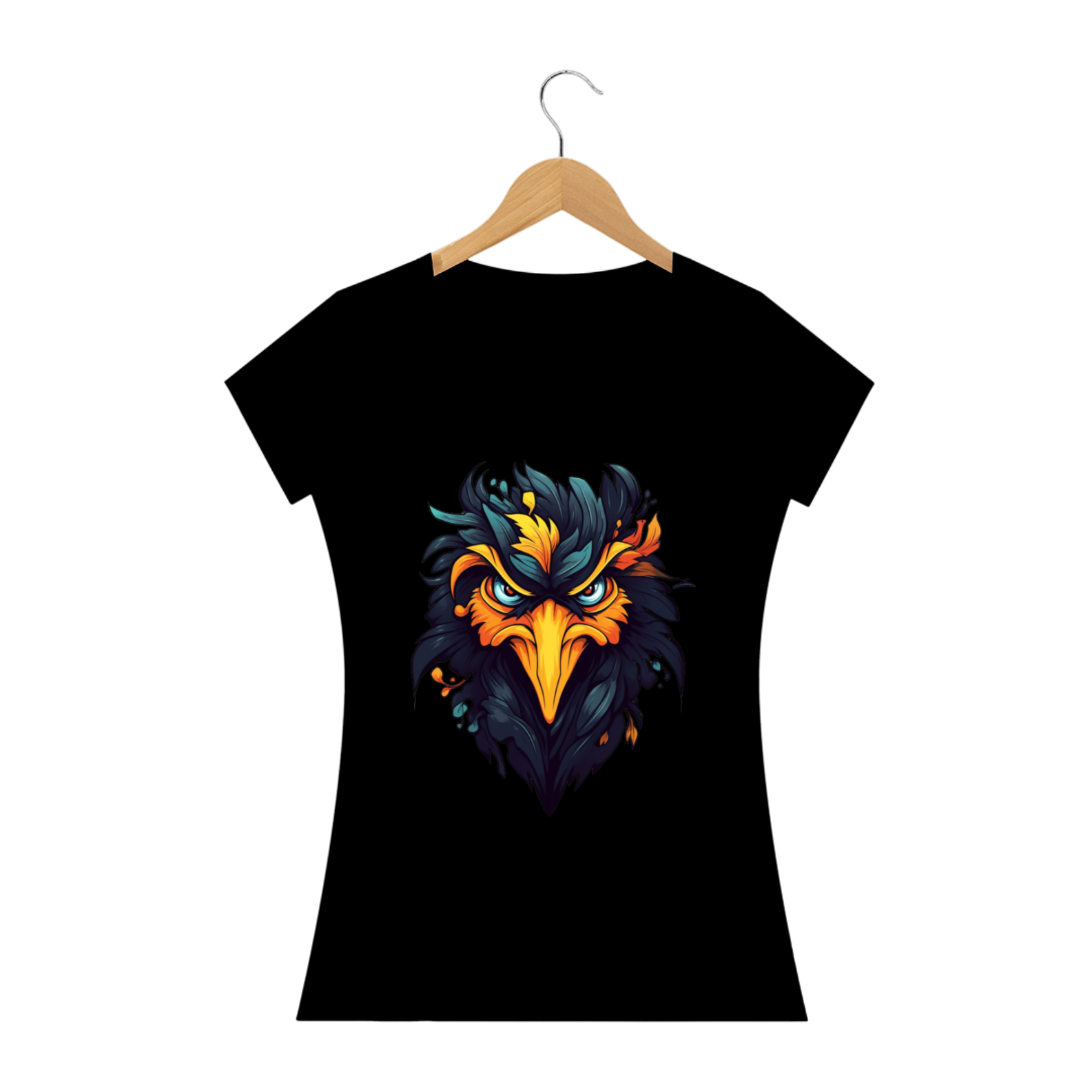 Camiseta Baby Long Bird Art