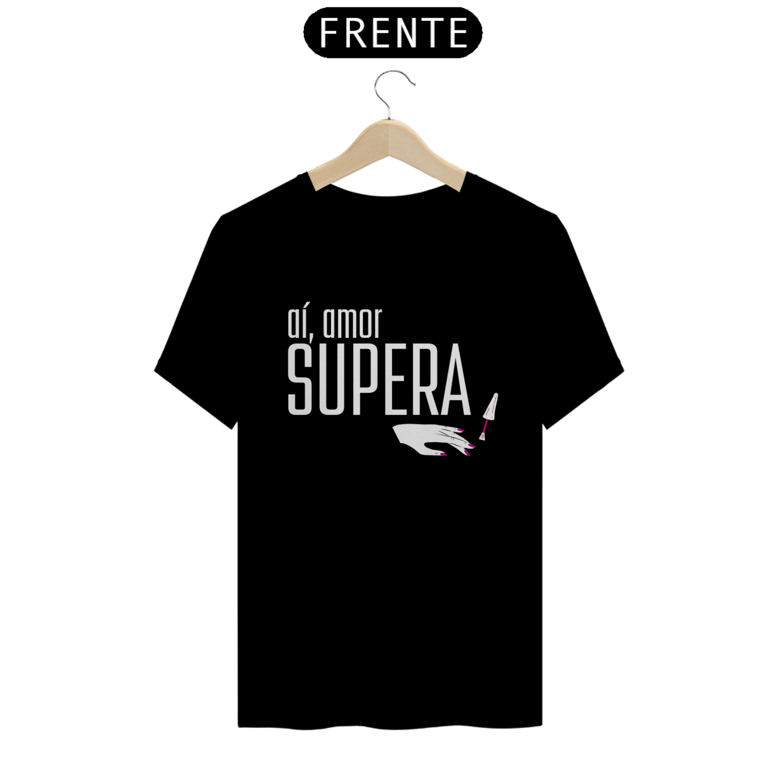 Camiseta Preta - Supera