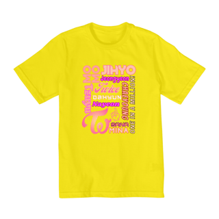Nome do produto Camiseta Teens - Membros TWICE