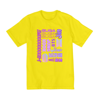 Nome do produto Camiseta Teens - Membros BTS