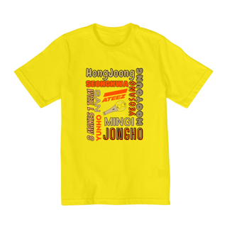 Nome do produto Camiseta Kids - Membros ATEEZ