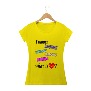 Nome do produto Camiseta Babylook - What is Love? - TWICE