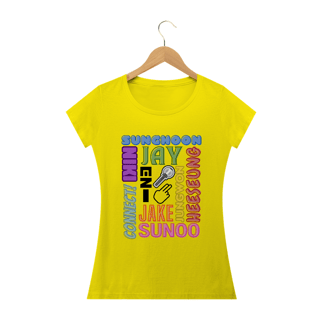 Nome do produto Camiseta Babylook - Membros ENHYPEN