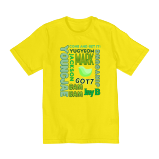 Nome do produto Camiseta Kids - Membros Got7
