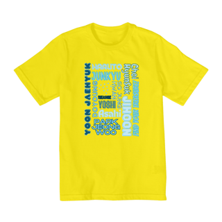 Nome do produto Camiseta Kids - Membros TREASURE