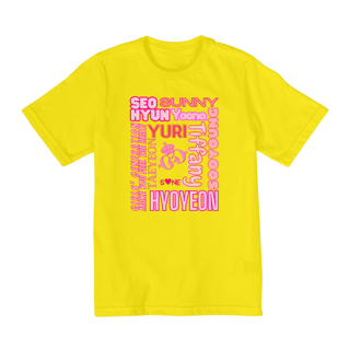 Nome do produto Camiseta Teens - Membros Girls' Generation