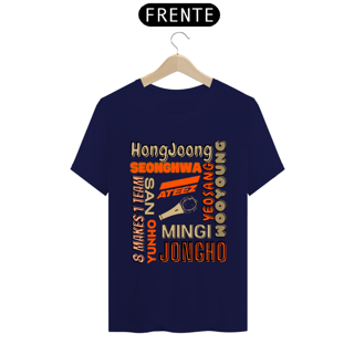 Nome do produto Camiseta Masculina - Membros ATEEZ