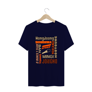 Nome do produto Camiseta Plus Size - Membros ATEEZ