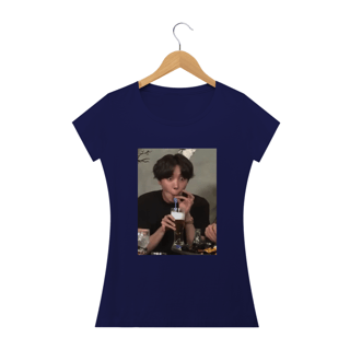 Nome do produto Camiseta Babylook - J-Hope de Canudinho - BTS