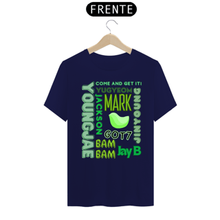Nome do produto Camiseta Masculina - Membros Got7