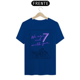 Nome do produto Camiseta Masculina - We Are Not 7 With You. - BTS