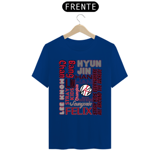 Nome do produto Camiseta Masculina - Membros Stray Kids