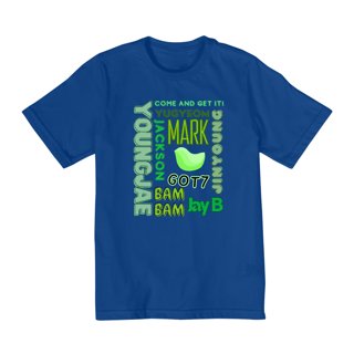 Nome do produto Camiseta Kids - Membros Got7