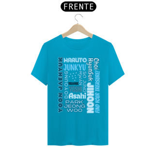 Nome do produto Camiseta Masculina - Membros TREASURE