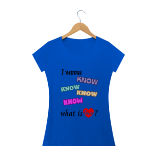 Nome do produto Camiseta Babylook - What is Love? - TWICE