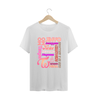 Nome do produto Camiseta Plus Size - Membros TWICE