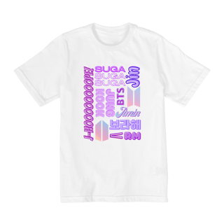 Nome do produto Camiseta Teens - Membros BTS