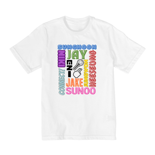 Camiseta Teens - Membros ENHYPEN