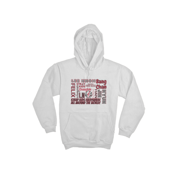 Moletom Canguru - Membros Stray Kids