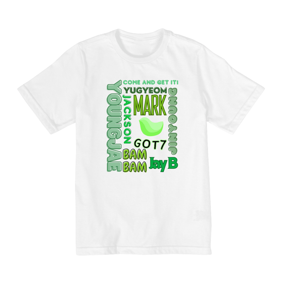 Camiseta Kids - Membros Got7