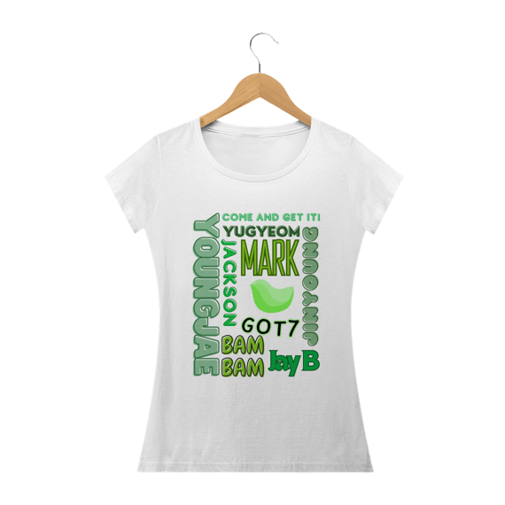 Camiseta Babylook - Membros Got7