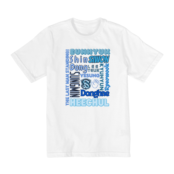 Camiseta Kids - Membros Super Junior