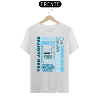 Nome do produto Camiseta Masculina - Membros TREASURE