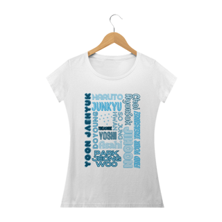 Nome do produto Camiseta Babylook - Membros TREASURE