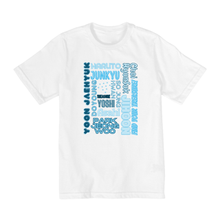 Nome do produto Camiseta Kids - Membros TREASURE