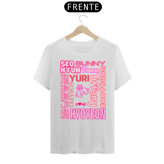Camiseta Masculina - Membros Girls' Generation