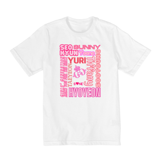 Nome do produto Camiseta Teens - Membros Girls' Generation