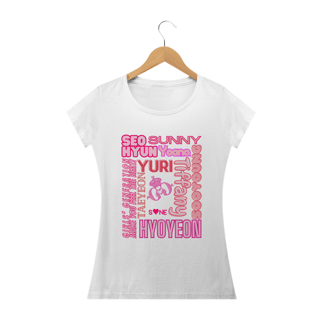 Nome do produto Camiseta Babylook - Membros Girls' Generation