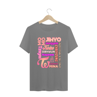 Nome do produto Camiseta Plus Size - Membros TWICE