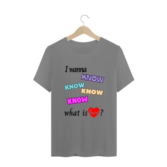 Camiseta Plus Size - What is Love? - TWICE