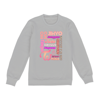 Nome do produto Moletom Fechado - Membros TWICE