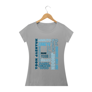 Nome do produto Camiseta Babylook - Membros TREASURE