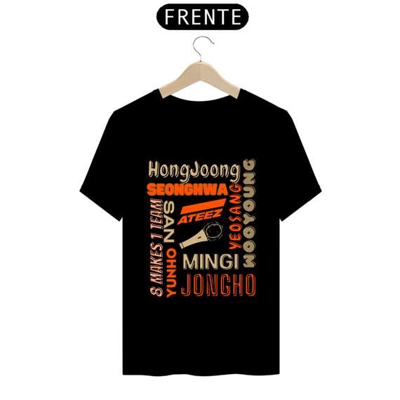 Camiseta Masculina - Membros ATEEZ