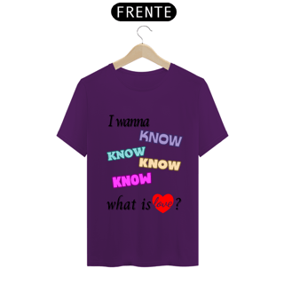 Nome do produto Camiseta Masculina - What is Love? - TWICE