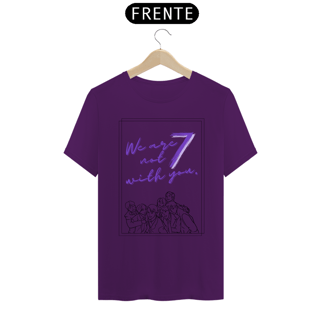 Nome do produto Camiseta Masculina - We Are Not 7 With You. - BTS