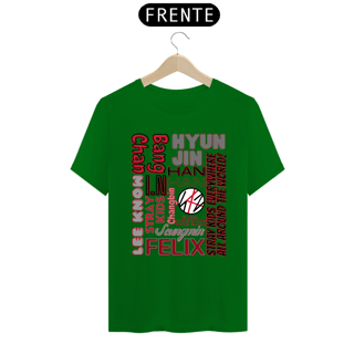 Nome do produto Camiseta Masculina - Membros Stray Kids