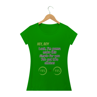 Nome do produto Camiseta Babylook - Yes or Yes - TWICE