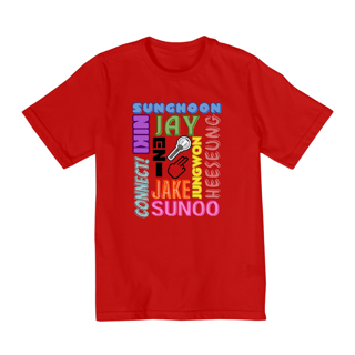 Nome do produto Camiseta Teens - Membros ENHYPEN