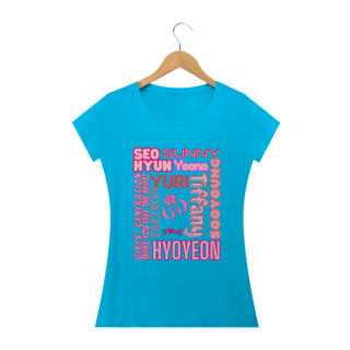 Nome do produto Camiseta Babylook - Membros Girls' Generation