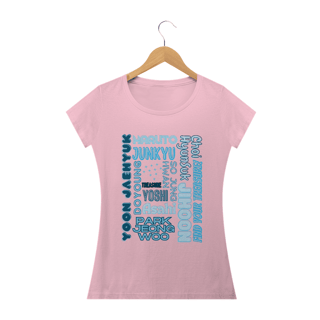 Nome do produto Camiseta Babylook - Membros TREASURE