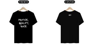 Nome do produto Pratice, Qualy, Race.