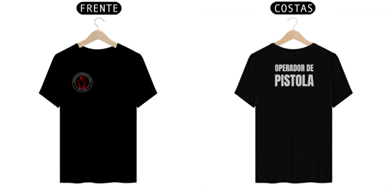 CAMISETA OP PISTOLA - PRETA