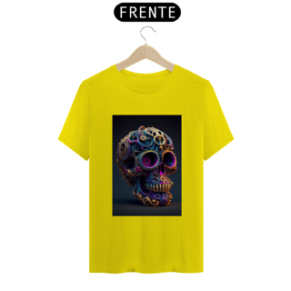 Nome do produto Camiseta Masculina Caveira Neon