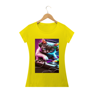 Nome do produto Camiseta Gato DJ